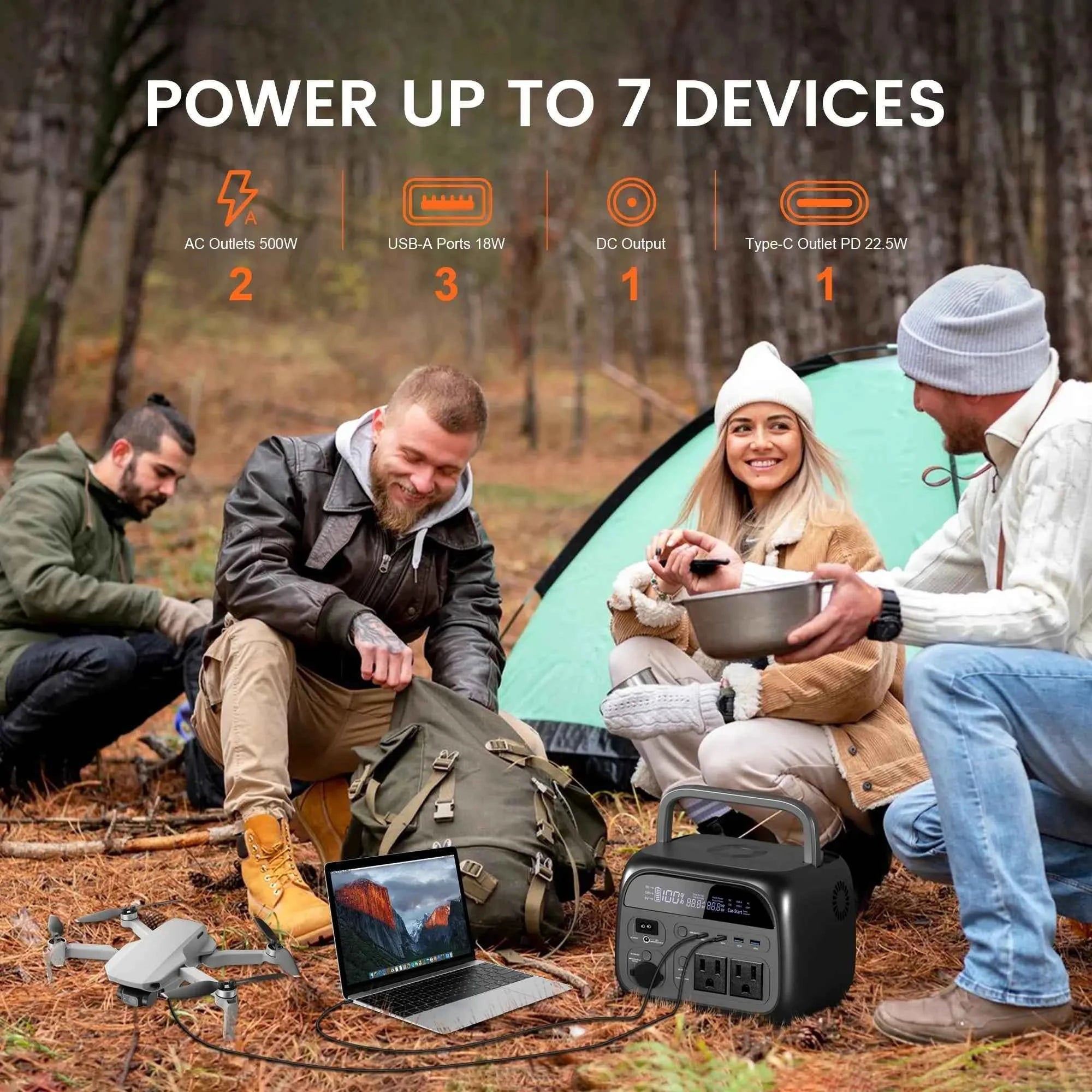 SunPower AP400: 346Wh 500W Portable LiFePO4 UPS - Ryglobalstore