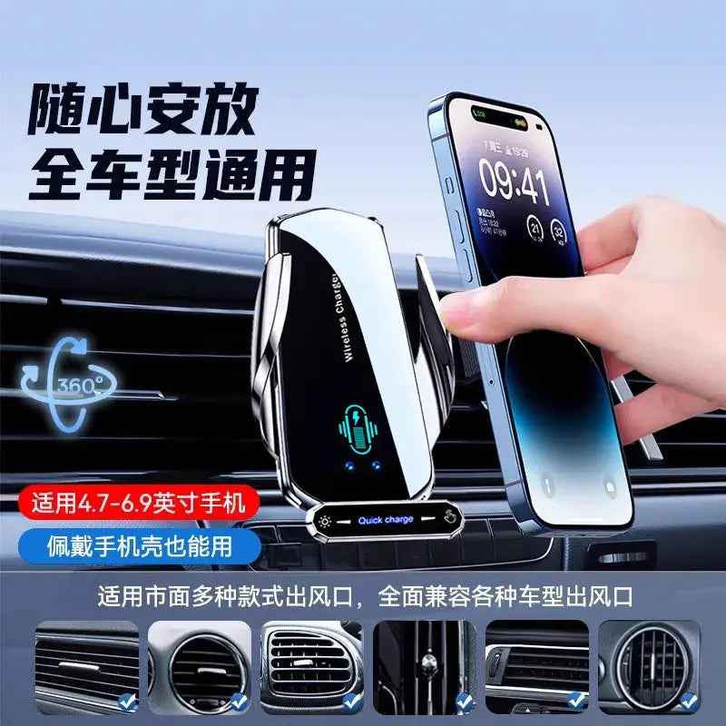MagnoCharge Pro Car Mount: Wireless, Anti-Shake, Secure - Ryglobalstore