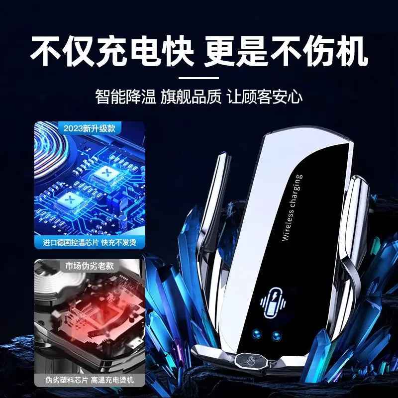 AirCharge Pro: 2024 Wireless Fast-Charging Car Mount