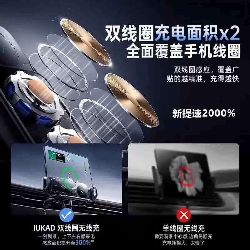 FoldCharge Pro: Wireless Car Mount & Fast Charger - Ryglobalstore