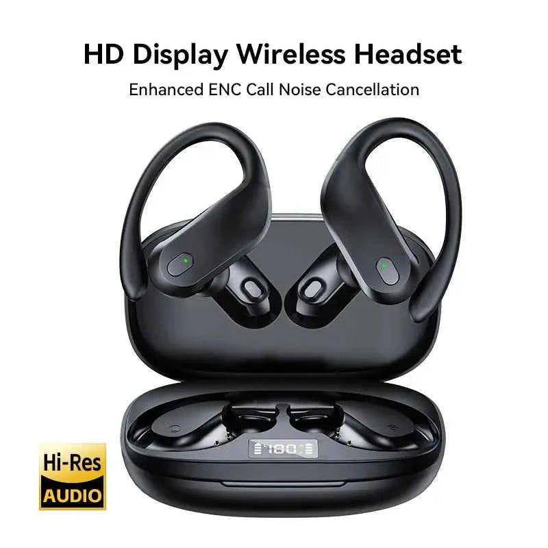 JL FlexHook TWS: Open-Ear ENC LED Low Lag Earbuds