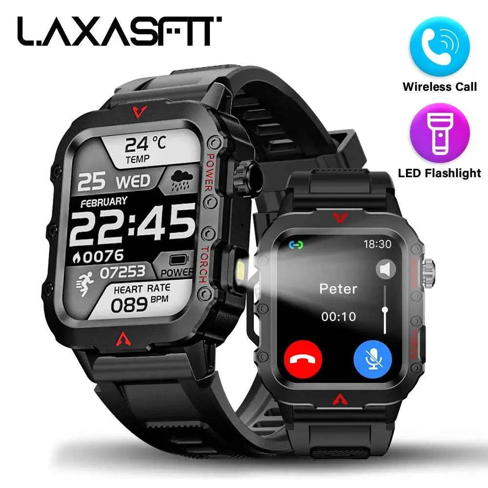 LAXASFIT Ultra Sport Smartwatch w/ LED & Bluetooth
