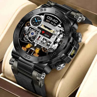 LIGE 1.53 HD Outdoor Smartwatch with LED & Calls - Ryglobalstore