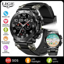LIGE 1.53 HD Outdoor Smartwatch with LED & Calls - Ryglobalstore