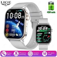 LIGE 2025 GPS Smartwatch 2.01 HD, Heart Rate, IP68 - Ryglobalstore