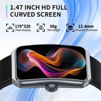 LIGE 2025 Curve HD Smartwatch with Bluetooth & AI Voice - Ryglobalstore