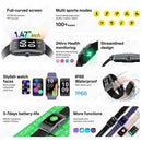 LIGE 2025 Curve HD Smartwatch with Bluetooth & AI Voice - Ryglobalstore