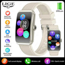 LIGE 2025 Curve HD Smartwatch with Bluetooth & AI Voice - Ryglobalstore