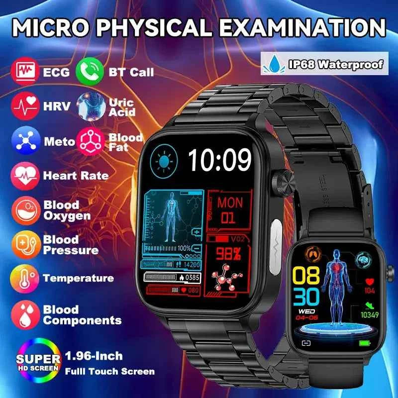 LIGE 2025 AI HealthPro: ECG, PPG, Lipid Smartwatch