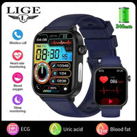 LIGE 2025 AI HealthPro: ECG, PPG, Lipid Smartwatch - Ryglobalstore