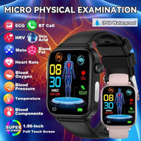 LIGE AI Health ECG+PPG Smartwatch: Lipid & Menstrual Tracker - Ryglobalstore