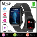 LIGE AI Health ECG+PPG Smartwatch: Lipid & Menstrual Tracker - Ryglobalstore
