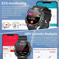 LIGE 2025 HealthPro ECG+PPG Smartwatch for Men - Ryglobalstore