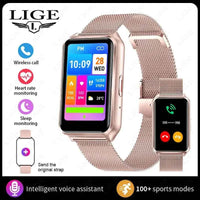 LIGE 2025: Unisex Bluetooth Fitness & Sleep Smartwatch - Ryglobalstore