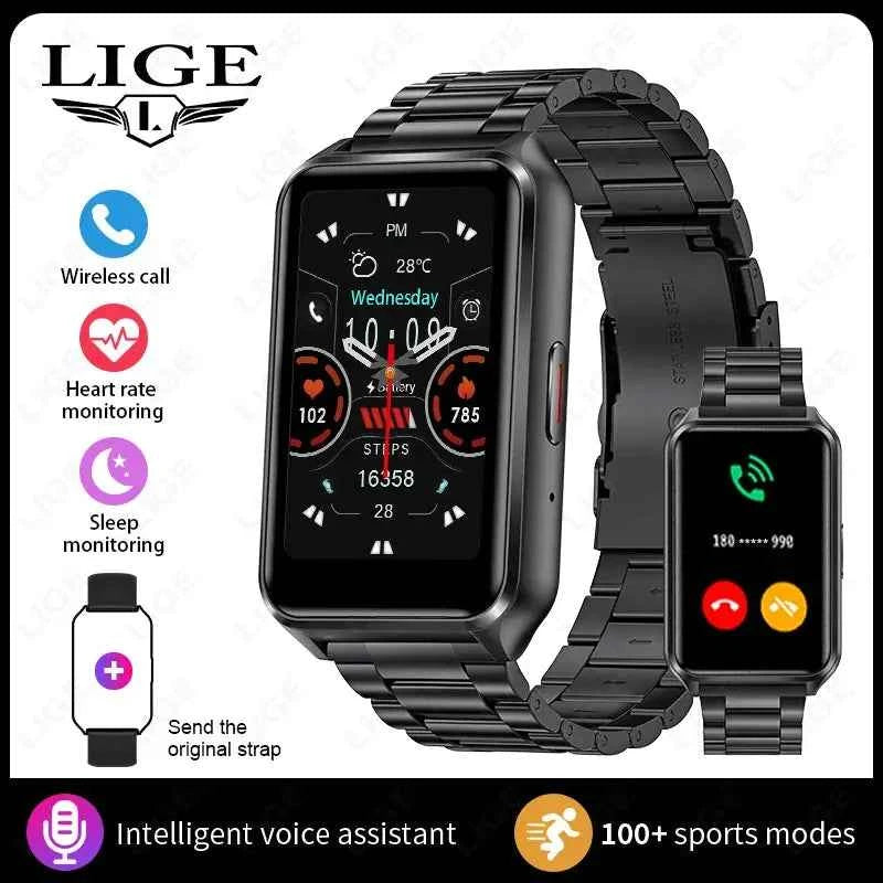 LIGE 2025: Unisex Bluetooth Fitness & Sleep Smartwatch - Ryglobalstore