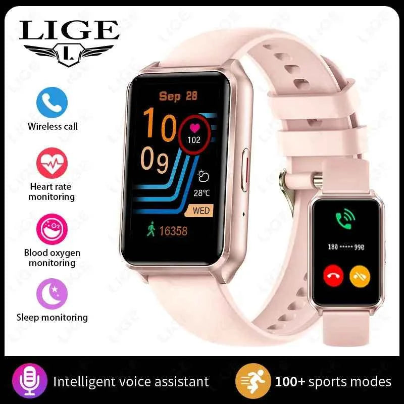LIGE 2025: Unisex Bluetooth Fitness & Sleep Smartwatch - Ryglobalstore