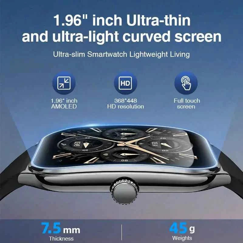 LIGE Harmony Ultra 1.96 Smartwatch for Men & Women