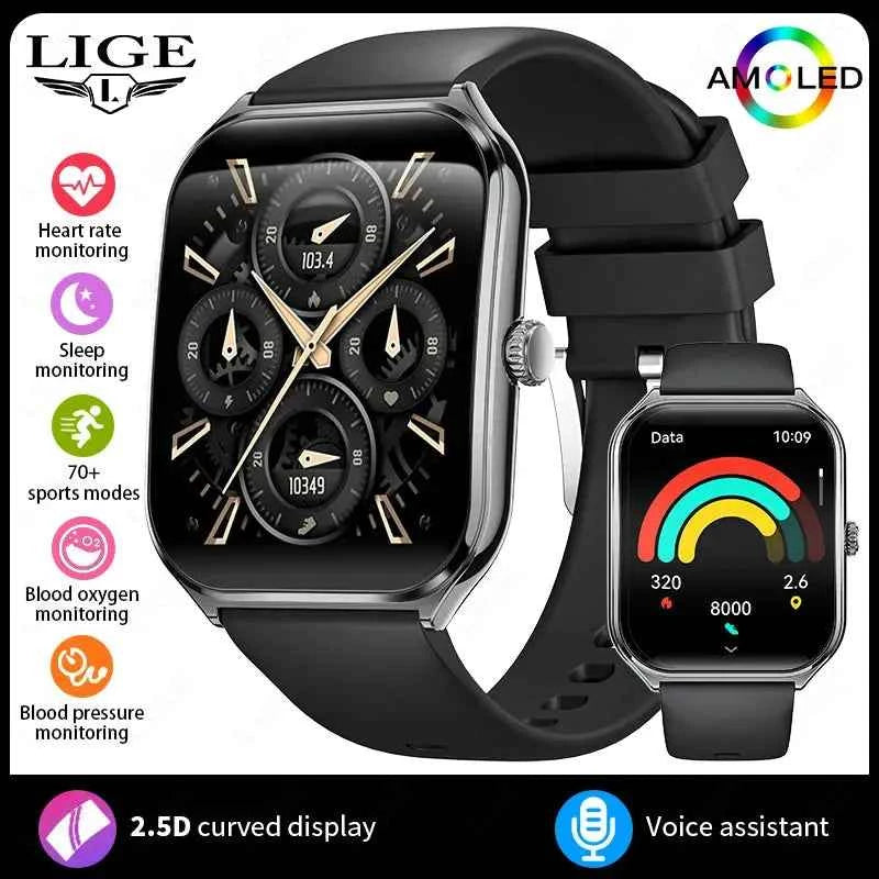 LIGE Harmony Ultra 1.96 Smartwatch for Men & Women - Ryglobalstore