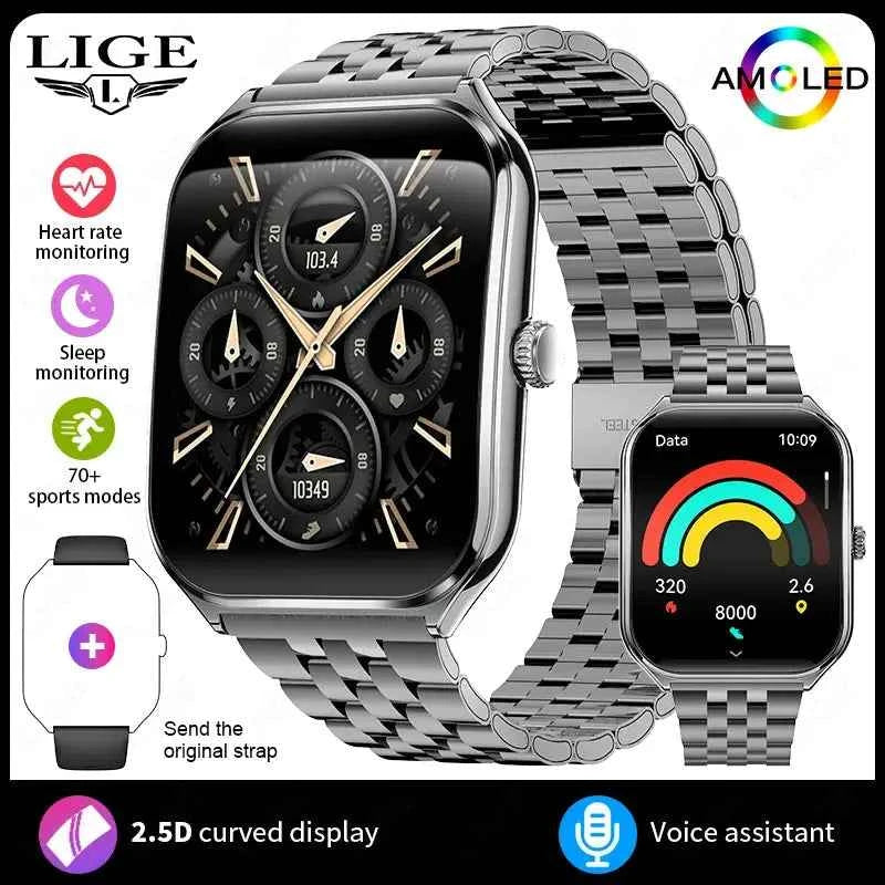 LIGE Harmony Ultra 1.96 Smartwatch for Men & Women - Ryglobalstore