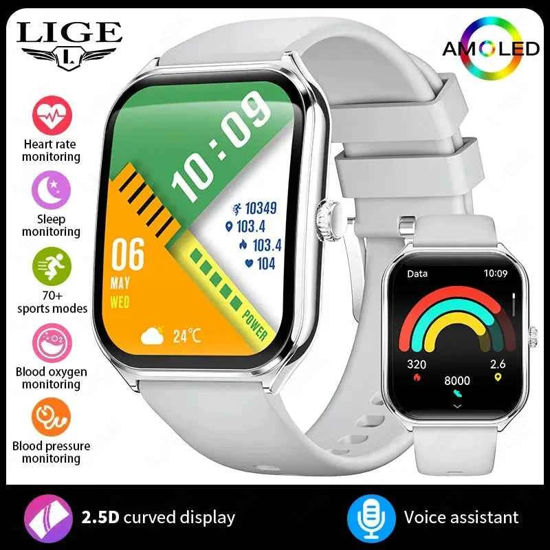 LIGE Harmony Ultra 1.96 Smartwatch for Men & Women - Ryglobalstore