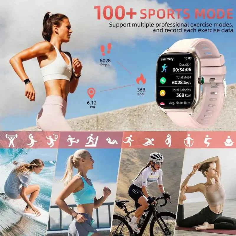 LIGE ProCall 2.0 HD Fitness & Health Smartwatch - Ryglobalstore