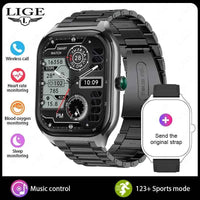 LIGE ProCall 2.0 HD Fitness & Health Smartwatch - Ryglobalstore