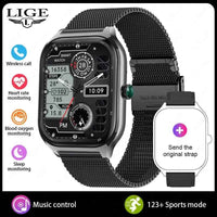 LIGE ProCall 2.0 HD Fitness & Health Smartwatch - Ryglobalstore