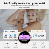 LIGE SlimFit HD Smartwatch: Heart & Menstrual Monitor - Ryglobalstore