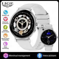 LIGE SlimFit HD Smartwatch: Heart & Menstrual Monitor - Ryglobalstore