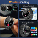 LIGE Tactical Smartwatch: Outdoor, Flashlight, 1000mAh - Ryglobalstore