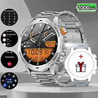 LIGE Tactical Smartwatch: Outdoor, Flashlight, 1000mAh - Ryglobalstore