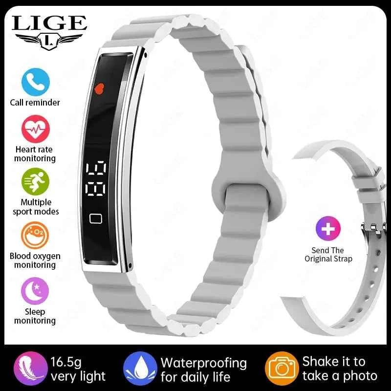 LIGE PulseFit Pro Smart Bracelet & Fitness Tracker - Ryglobalstore
