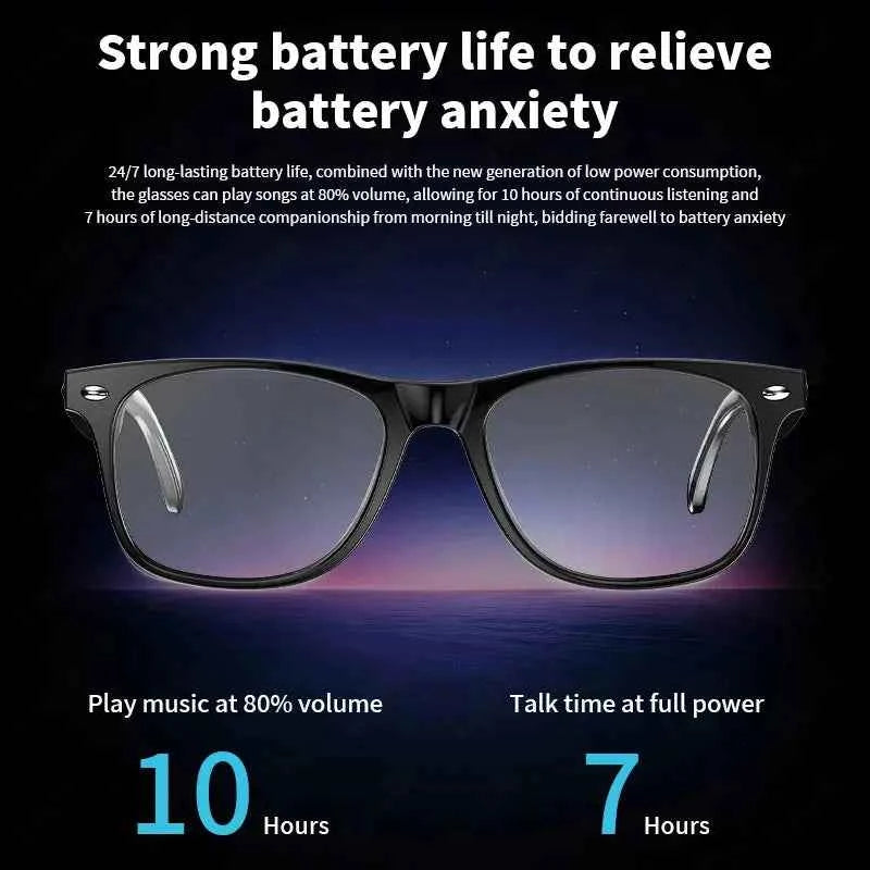 LIGE VoiceSmart Bluetooth Sunglasses with Mic & Touch - Ryglobalstore
