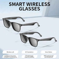 LIGE AI Translator Bluetooth Smart Audio Camera Glasses - Ryglobalstore