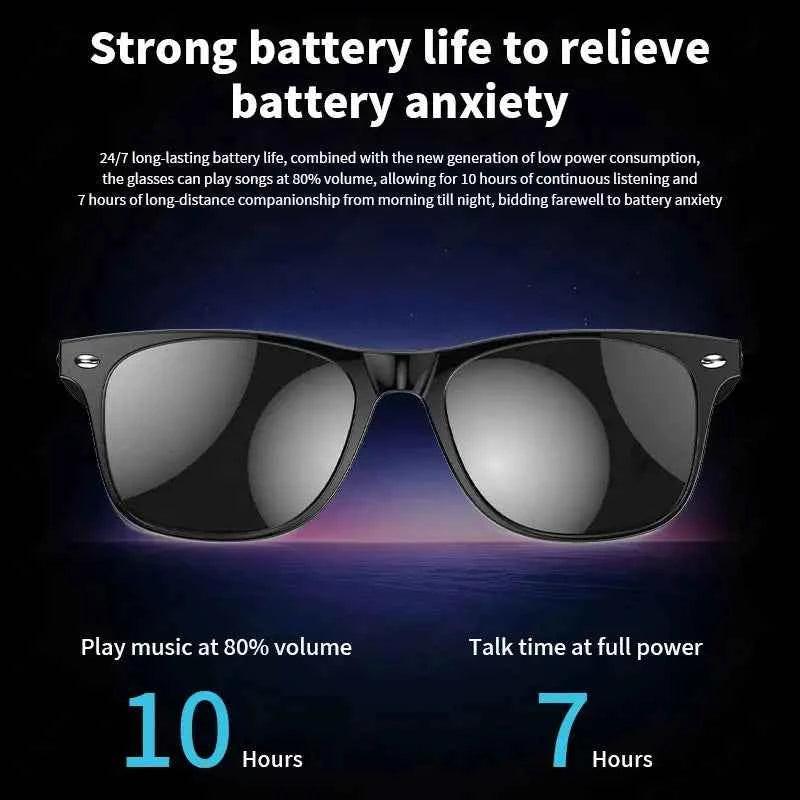LIGE AI Translator Bluetooth Smart Audio Camera Glasses - Ryglobalstore