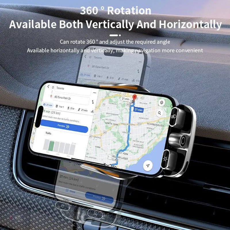 MegaClear MagGrip: Crystal Phone Holder - Ryglobalstore