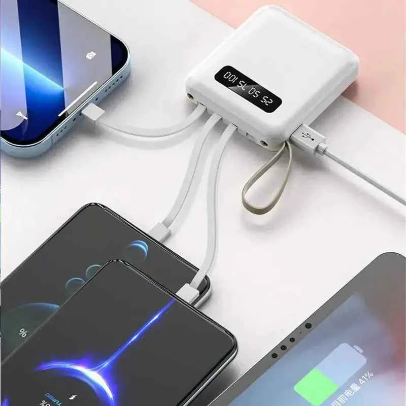 FlashCharge MirrorBank: 20000mAh Fast Power & Cable