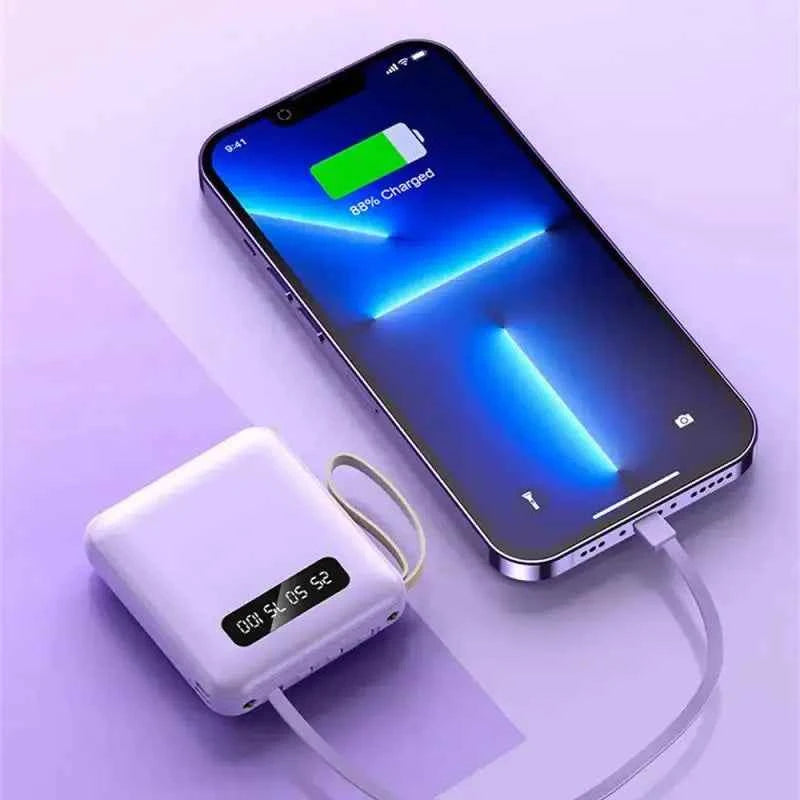 FlashCharge MirrorBank: 20000mAh Fast Power & Cable - Ryglobalstore