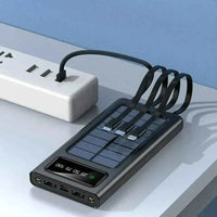 SunCharge 20000mAh Power Bank – Dual USB & 4 Cables - Ryglobalstore