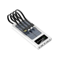 SunCharge 20000mAh Power Bank – Dual USB & 4 Cables - Ryglobalstore