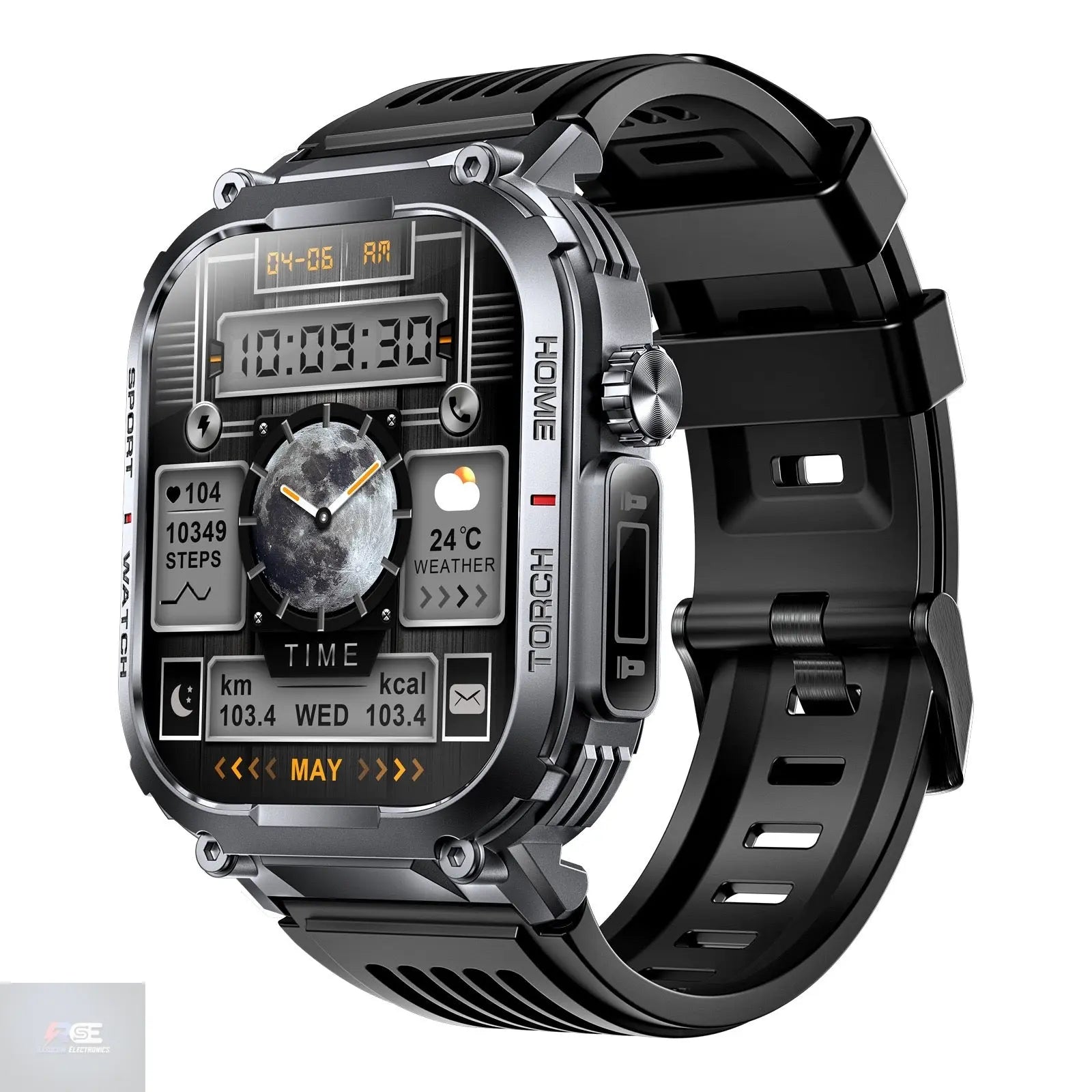 New Outdoor Sports Smart Watch S320B Bluetooth Call Sports Watch with Compass 3ATM Waterproof