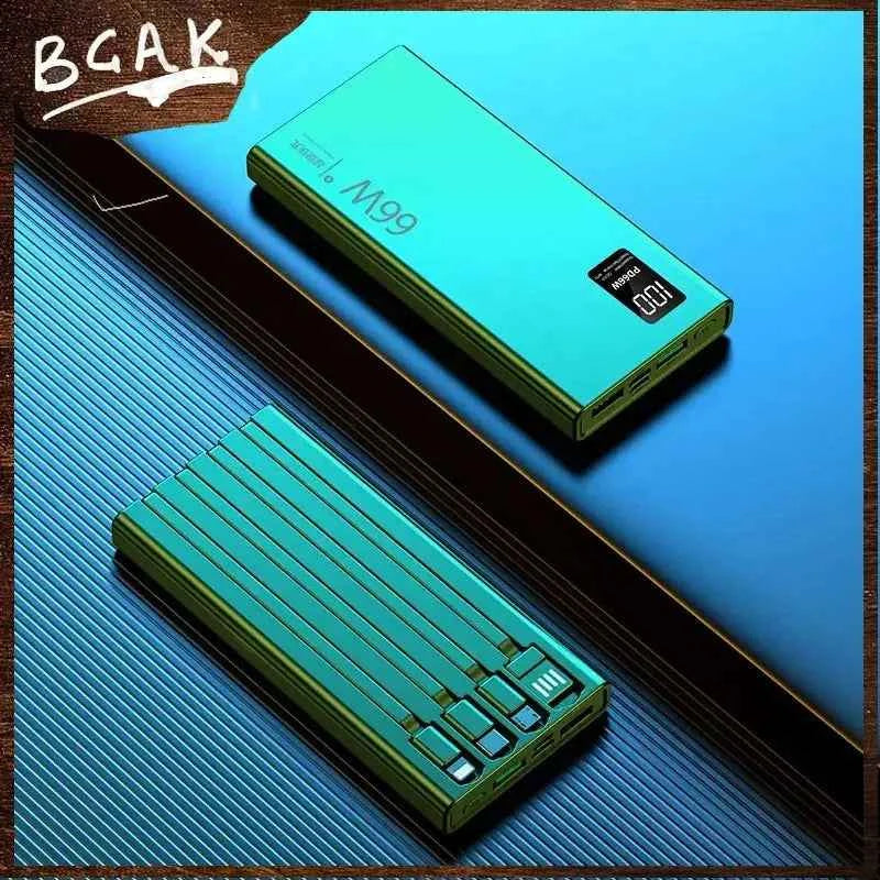 ZapPro 66W BCAK: 30000mAh Power Bank with Cable - Ryglobalstore