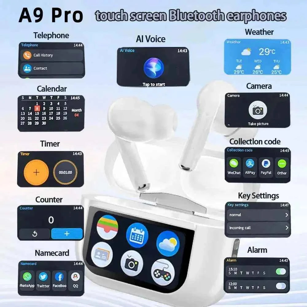 A9Pro SmartBluetooth LCD Noise-Cancel Headset