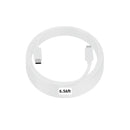 White USB-C to USB-C cable, coiled, with "6.56ft" label visible.
