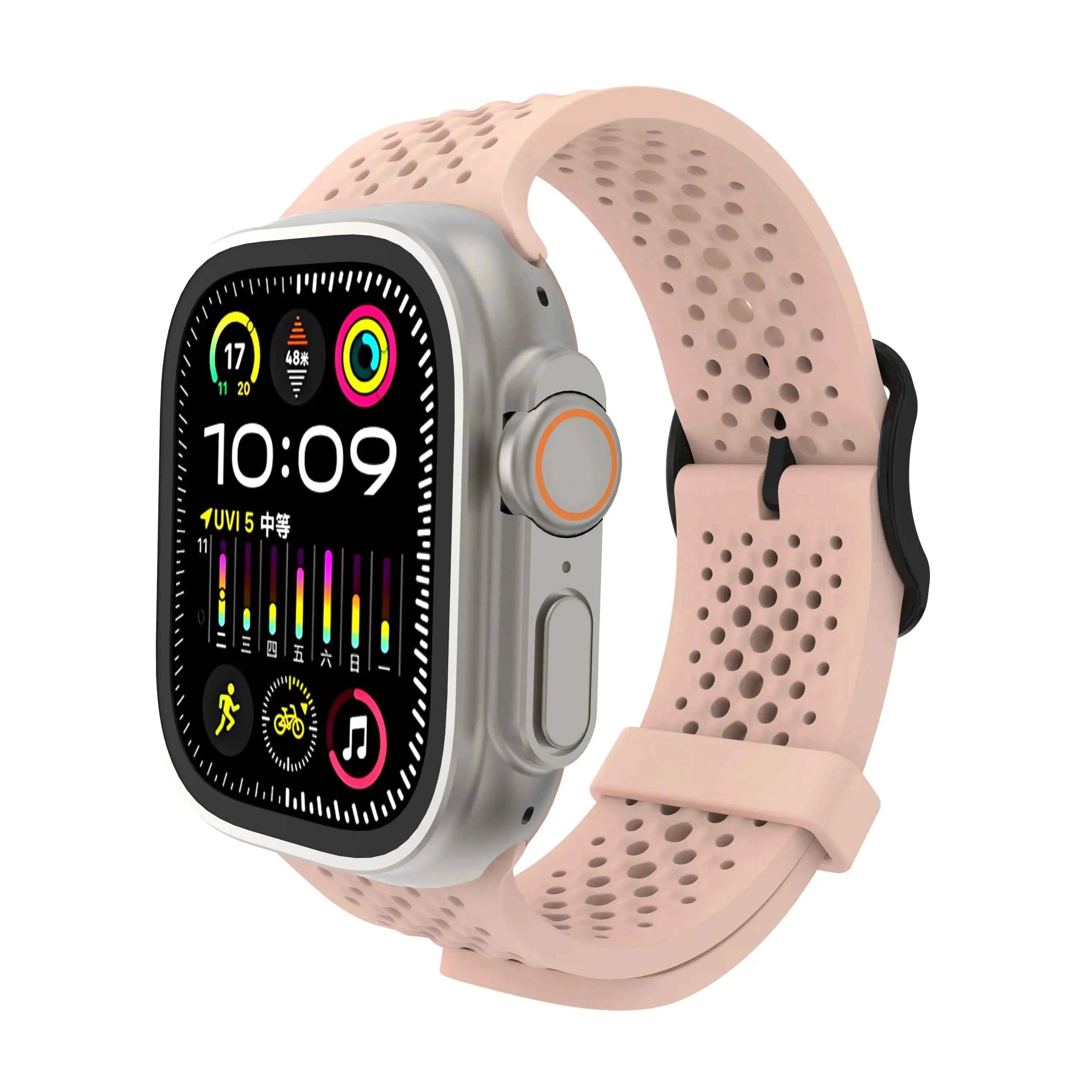 AllFit Breathable Silicone Strap for Apple Watch - Ryglobalstore