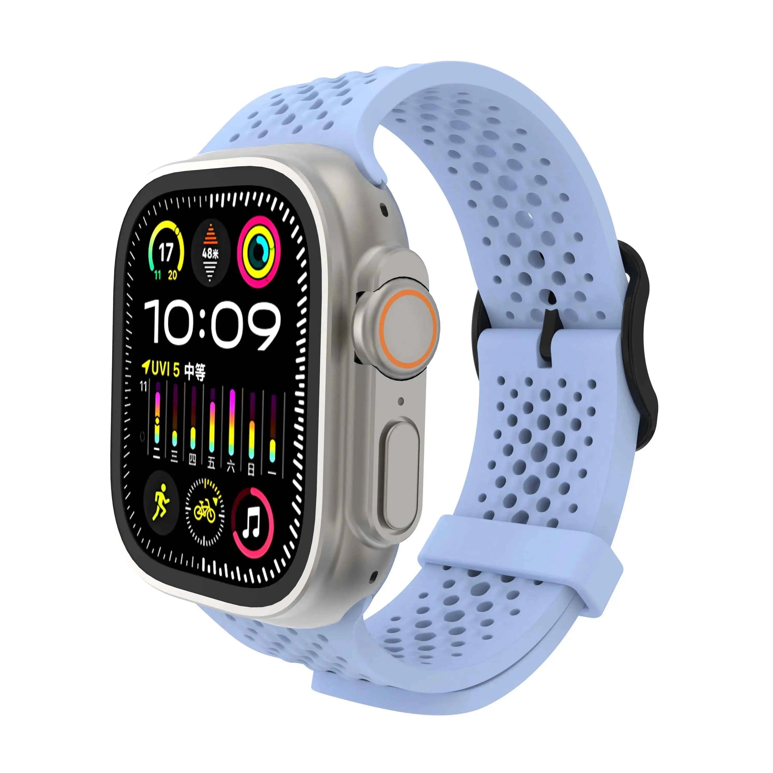 AllFit Breathable Silicone Strap for Apple Watch - Ryglobalstore