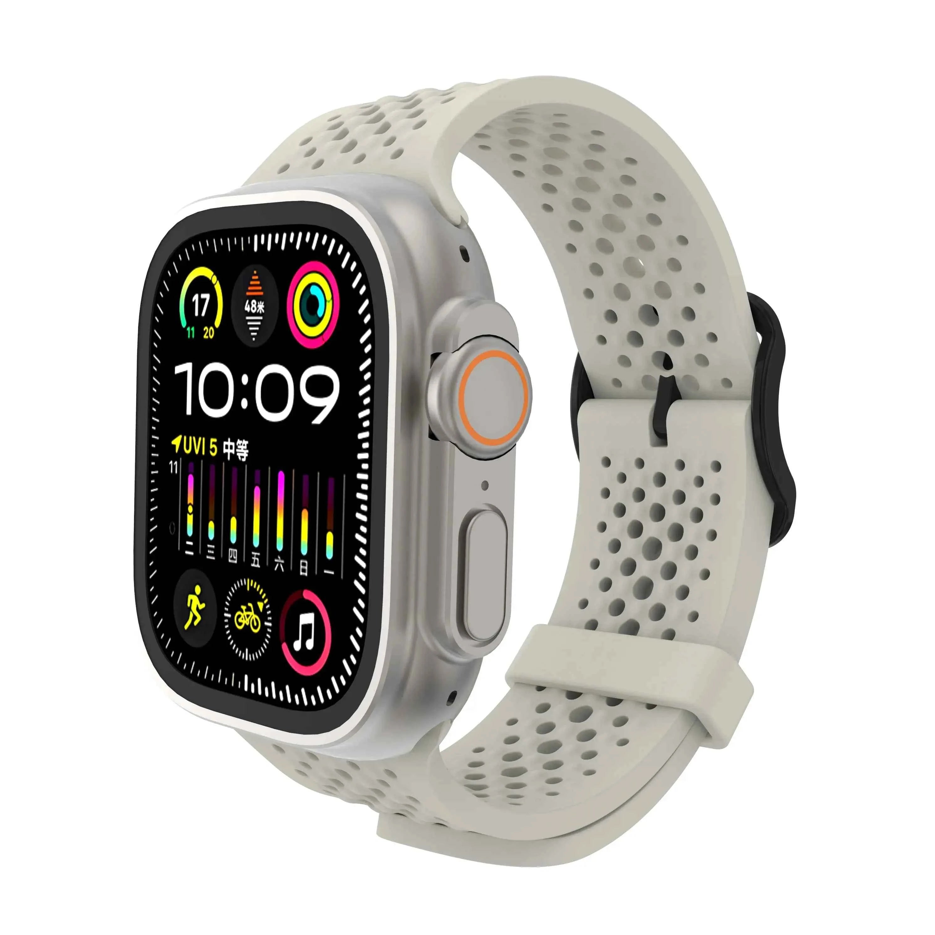 AllFit Breathable Silicone Strap for Apple Watch - Ryglobalstore
