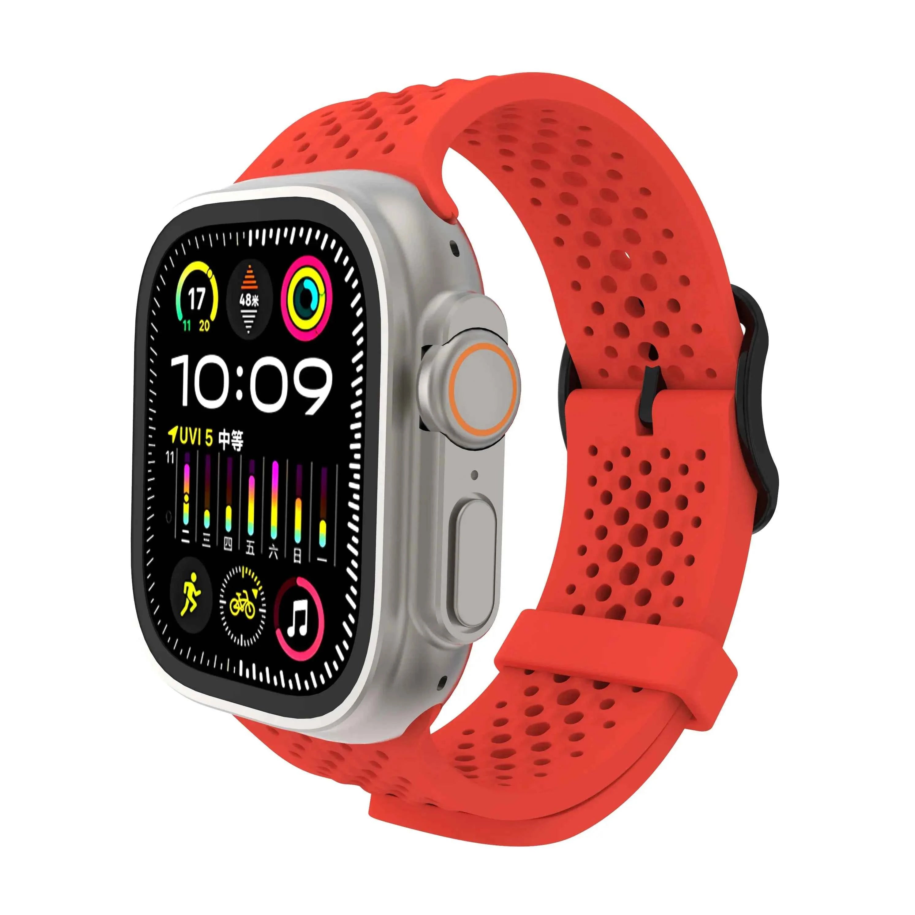 AllFit Breathable Silicone Strap for Apple Watch - Ryglobalstore