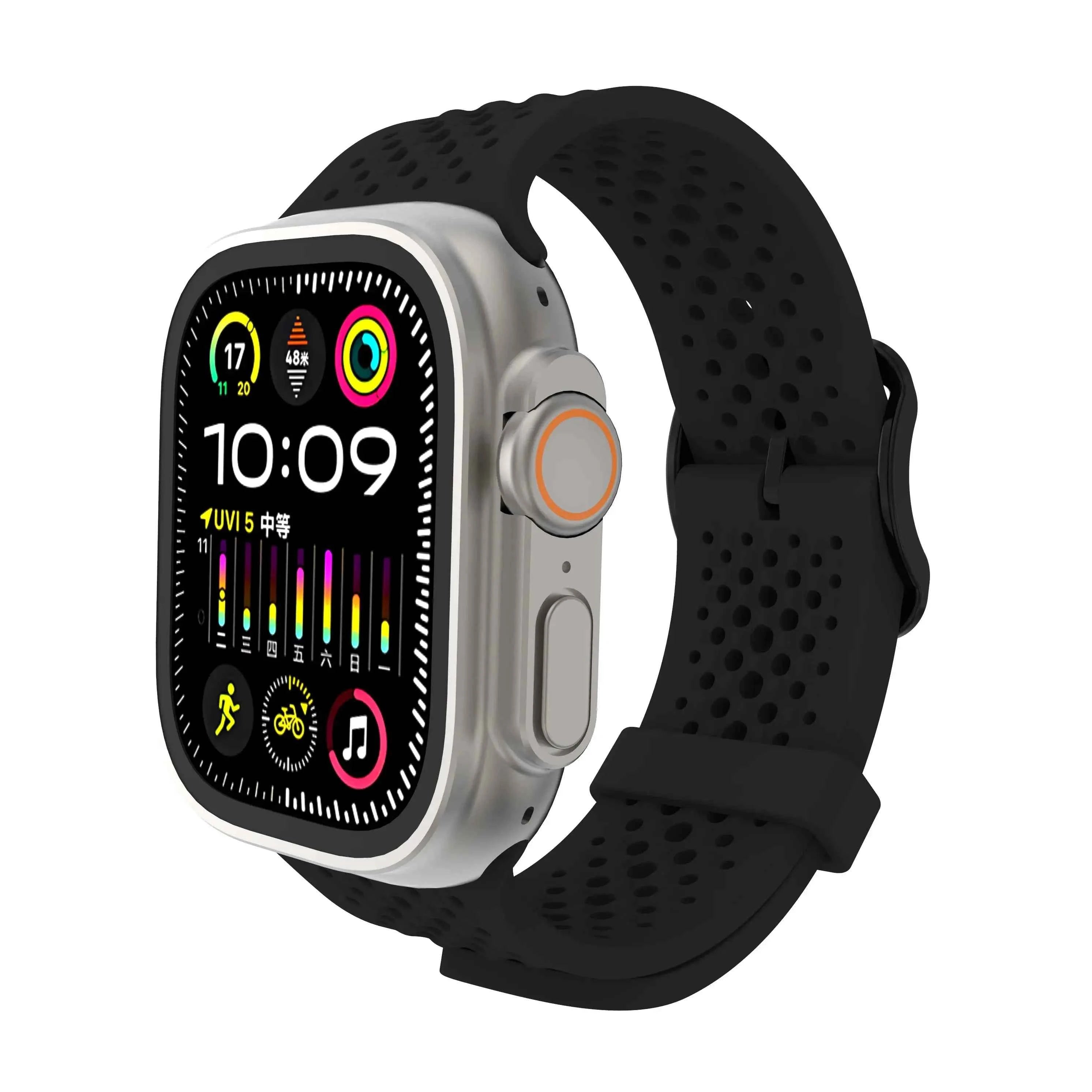 AllFit Breathable Silicone Strap for Apple Watch - Ryglobalstore