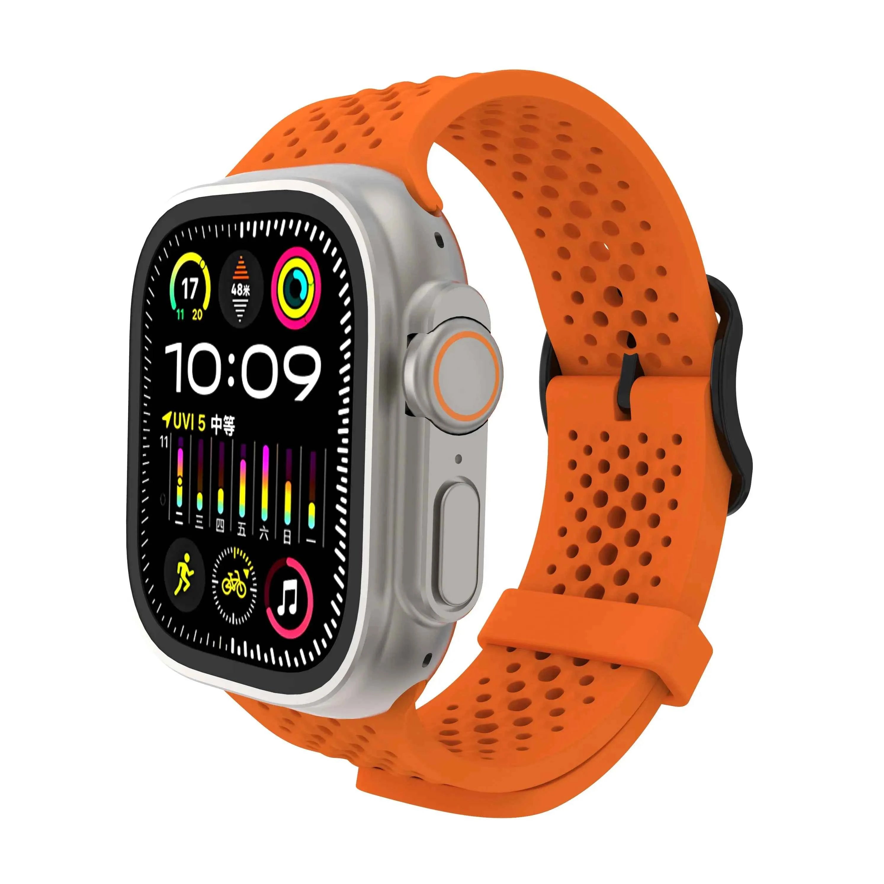AllFit Breathable Silicone Strap for Apple Watch - Ryglobalstore